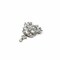 Crystal Rhinestone Unique Shaped Brooch Pin For Bridal DIY Crafts